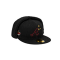 Atlanta Braves Black Sherpa Ear Flap Fitted All-Star Game Patch