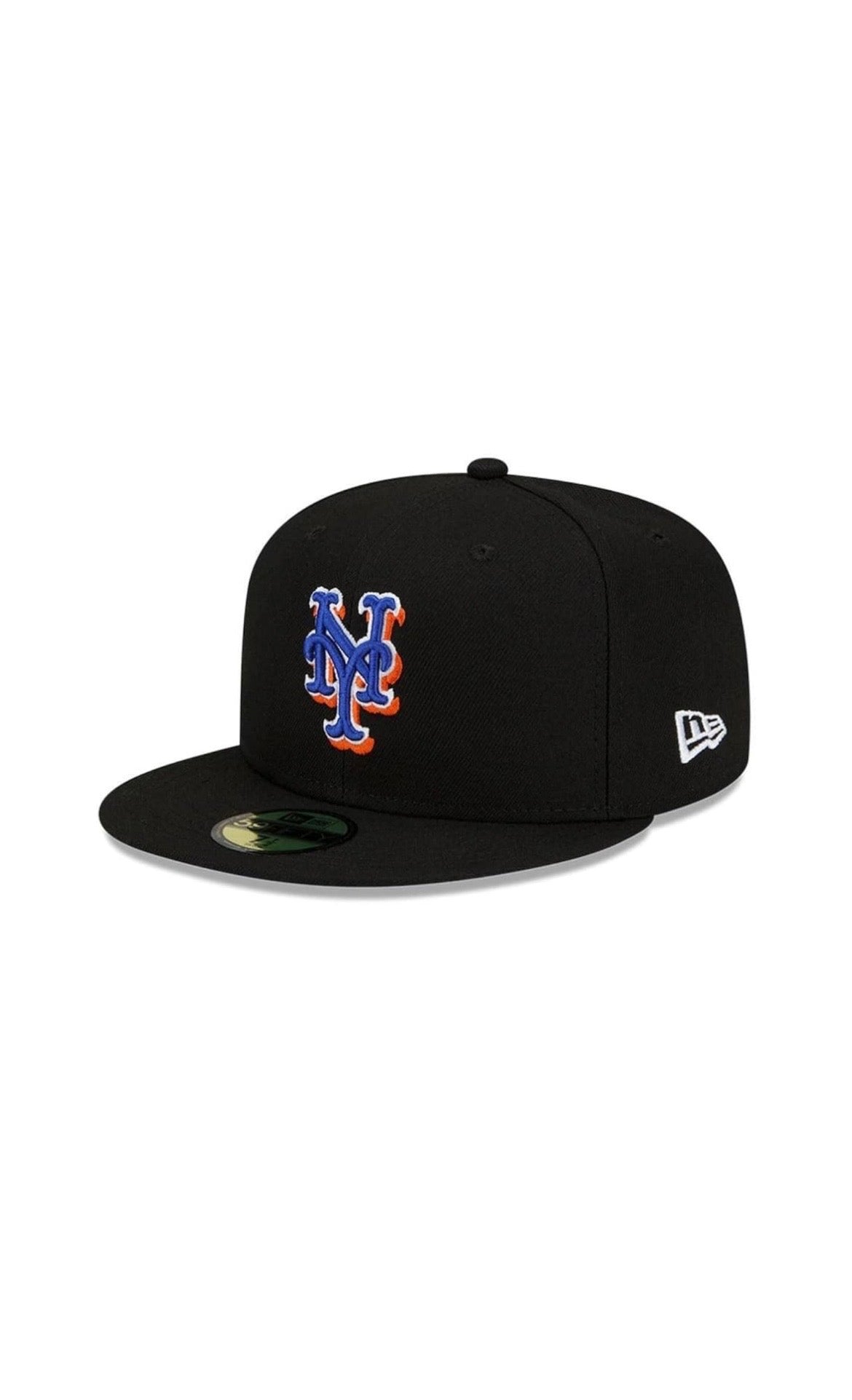Black New York Mets Basic Fitted Hat