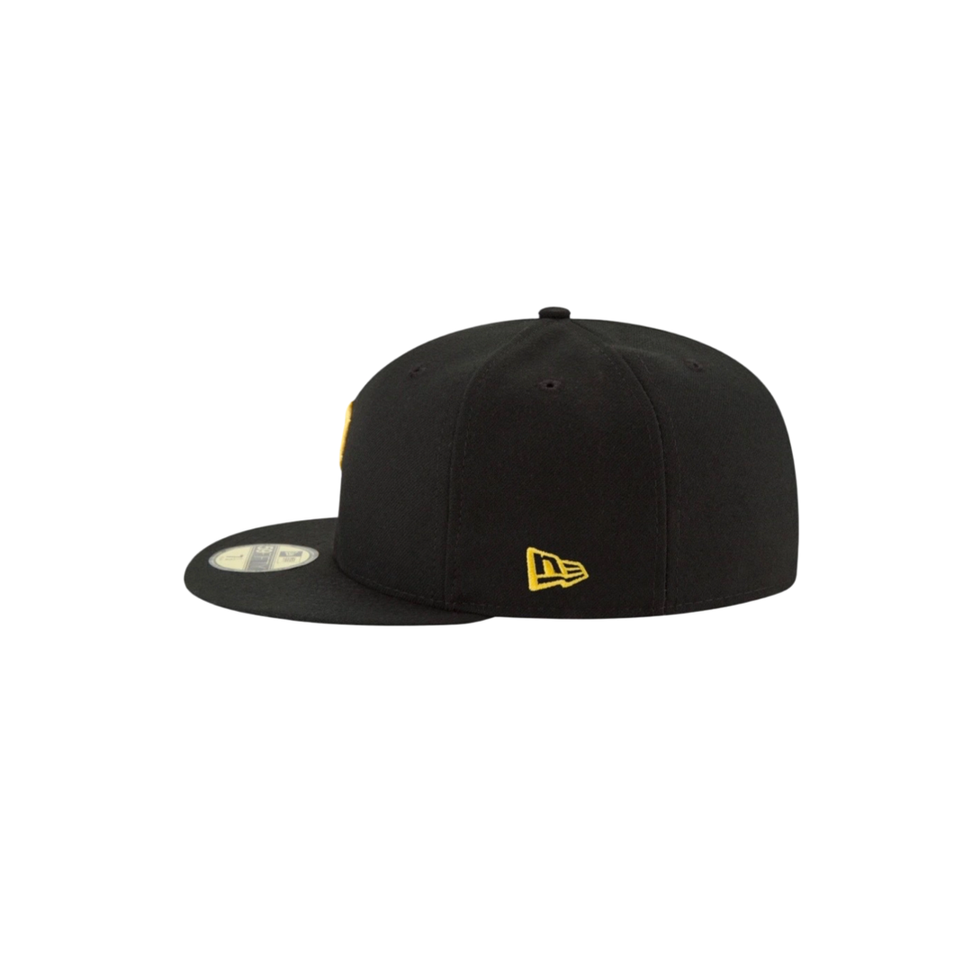 Pittsburgh Pirates black basic fitted hat
