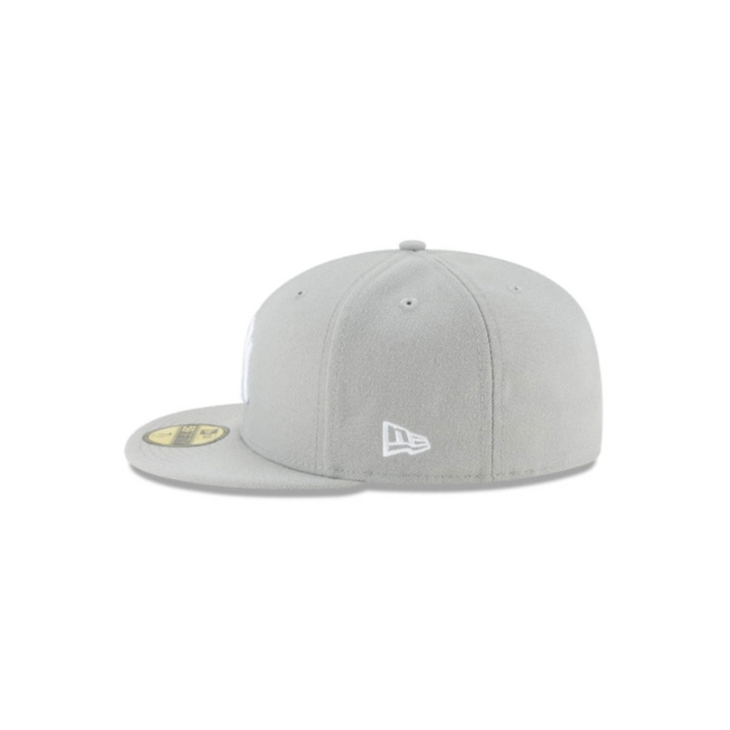 New York Yankees grey basic fitted hat