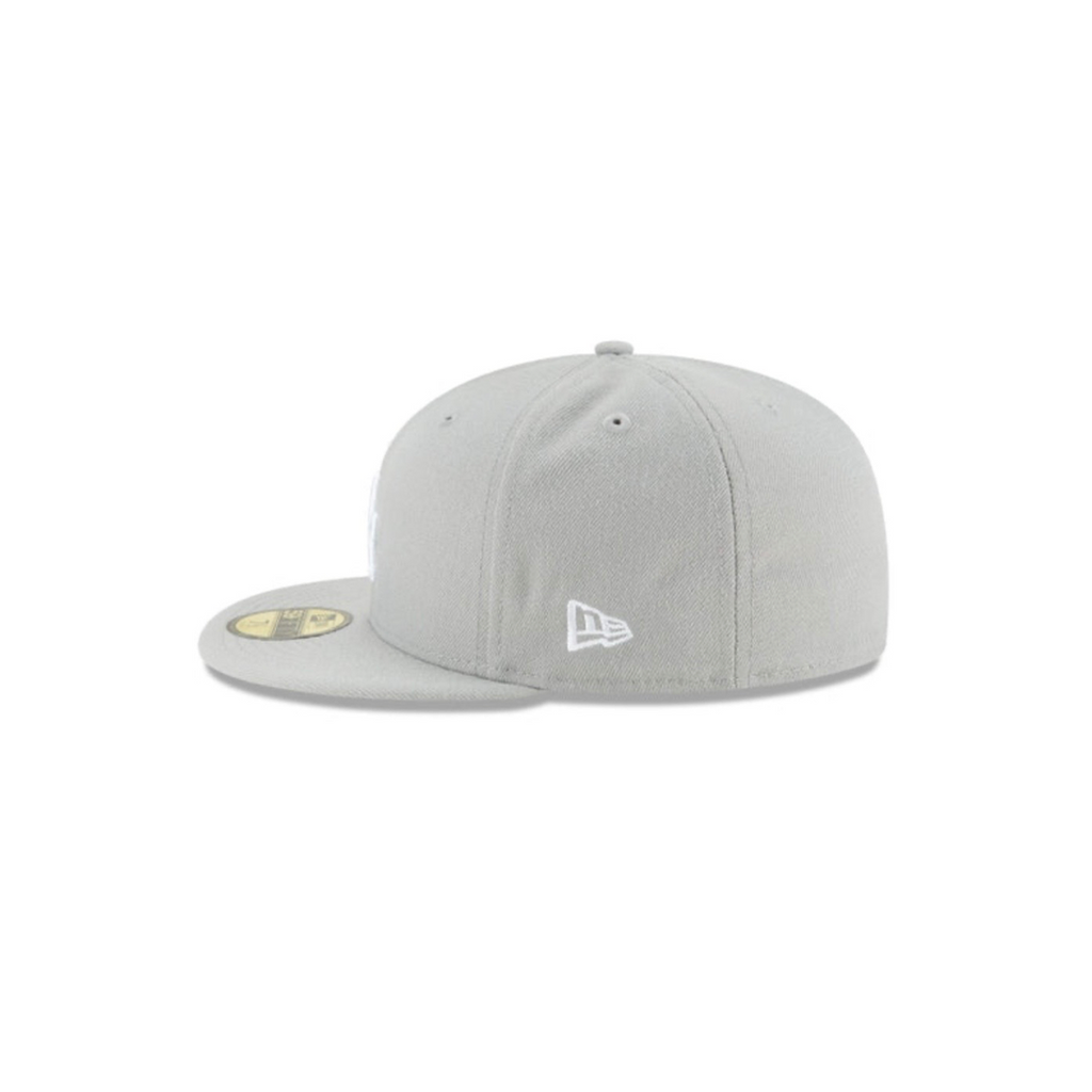 LA Dodgers grey basic fitted hat