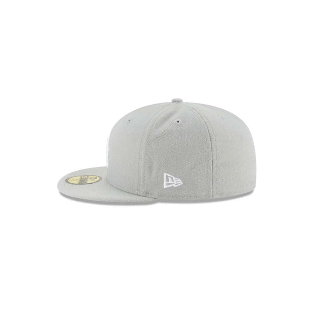 LA Dodgers grey basic fitted hat