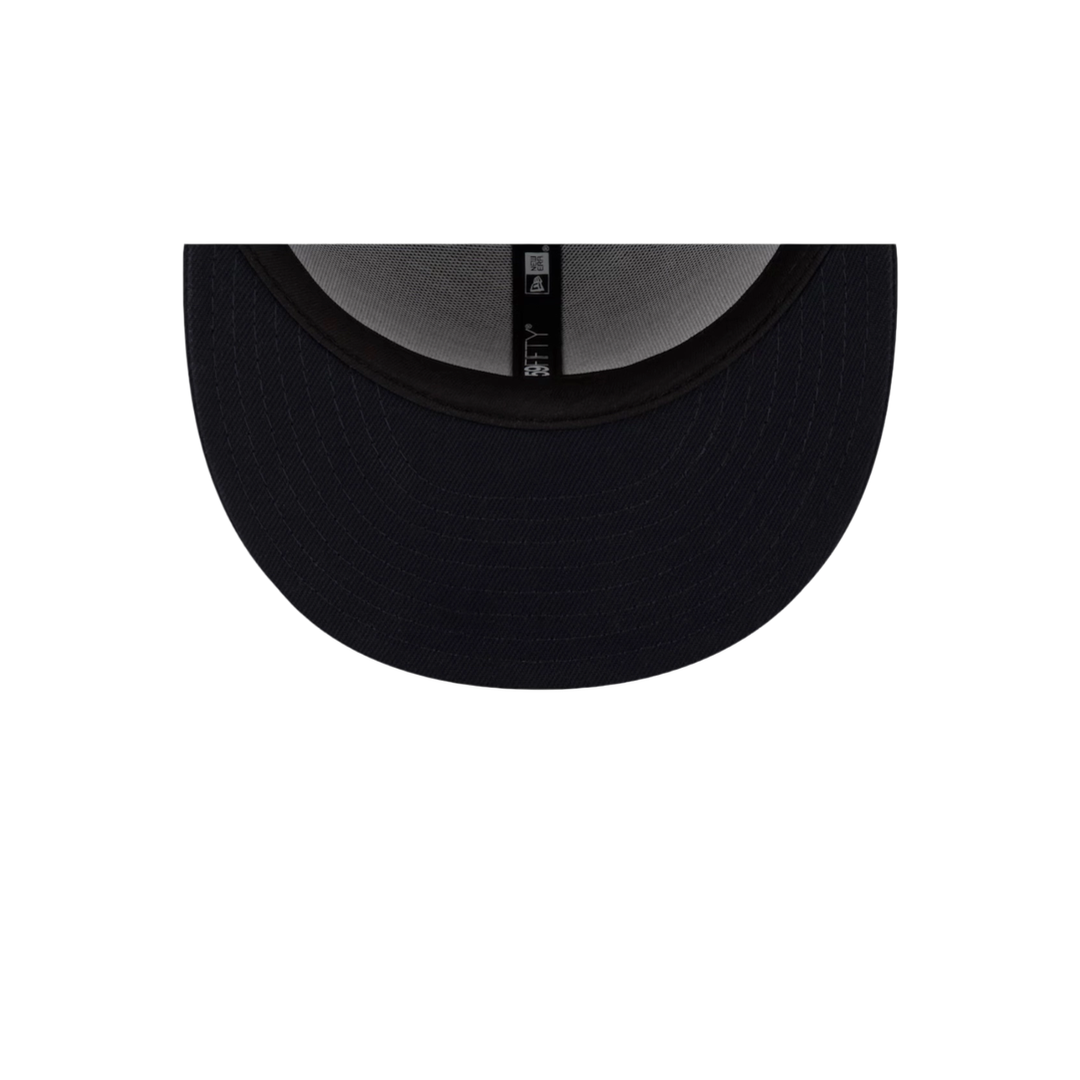 Cleveland Guardians navy red basic fitted hat