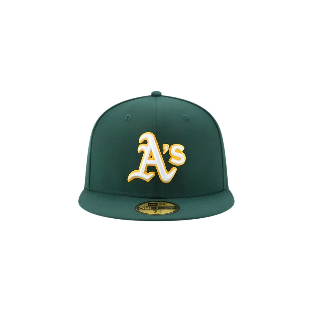 Oakland A's green basic fitted hat