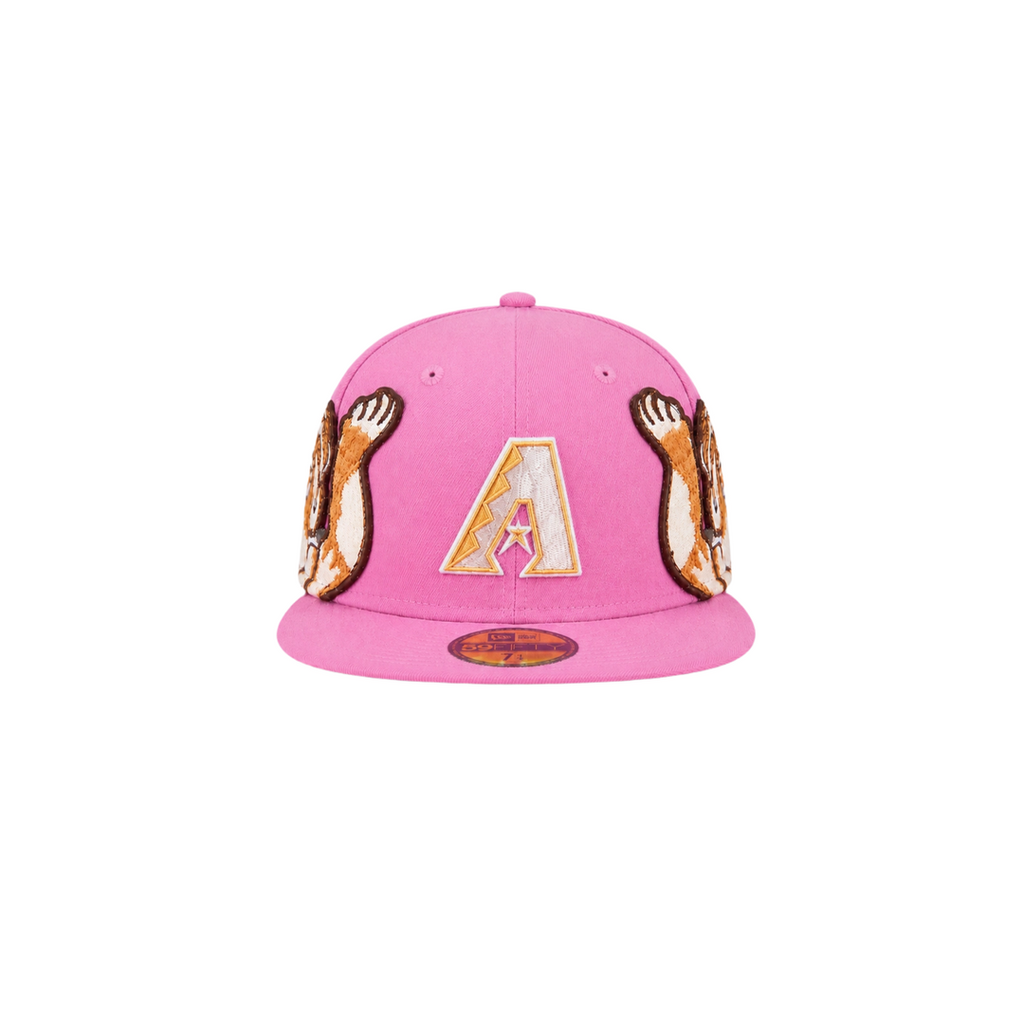 Arizona Diamondbacks pink cupid embroidery fitted hat