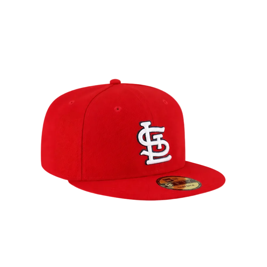 St. Louis Cardinals red basic fitted hat