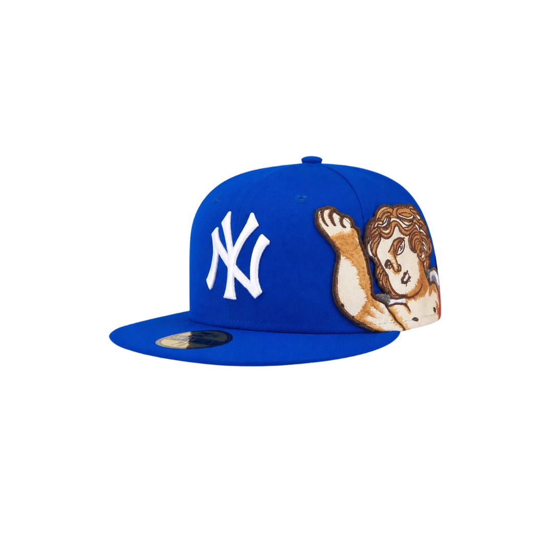 New York Yankees Royal Blue cupid embroidery fitted hat