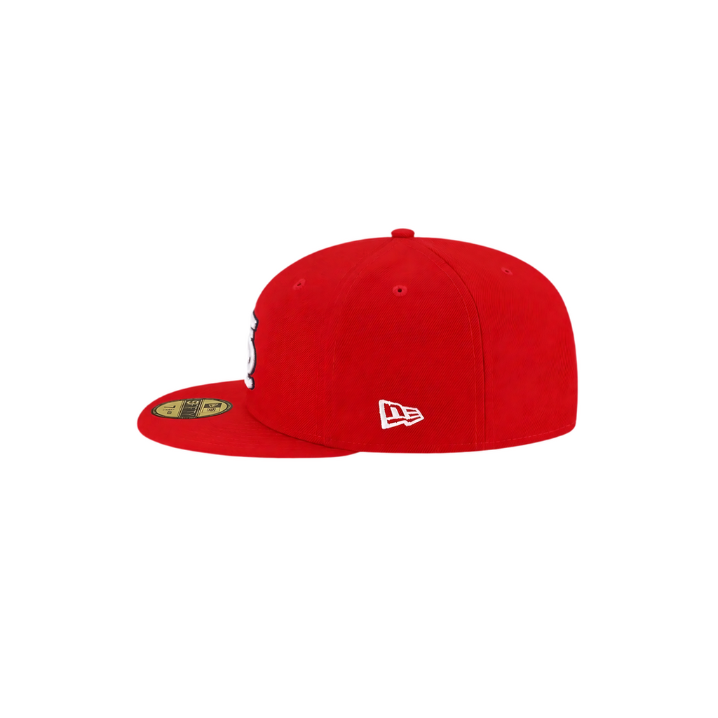 St. Louis Cardinals red basic fitted hat