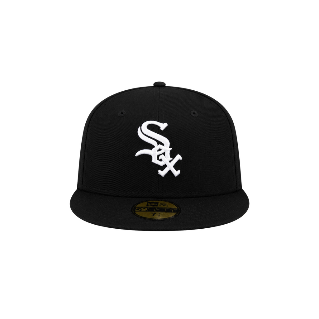 Chicago White Sox black basic fitted hat