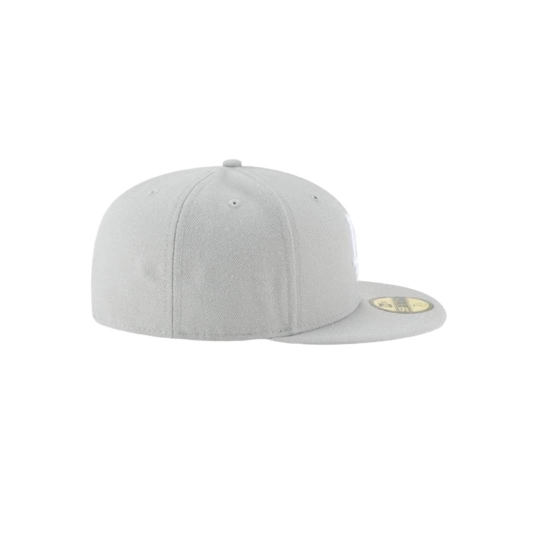 LA Dodgers grey basic fitted hat