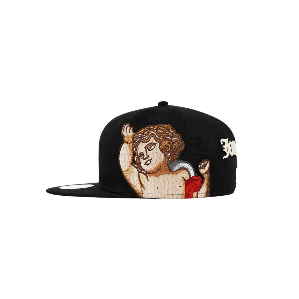 Boston Red Sox black cupid embroidery fitted hat