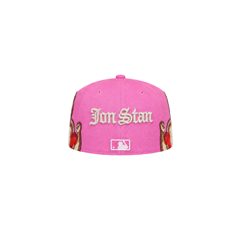 Arizona Diamondbacks pink cupid embroidery fitted hat