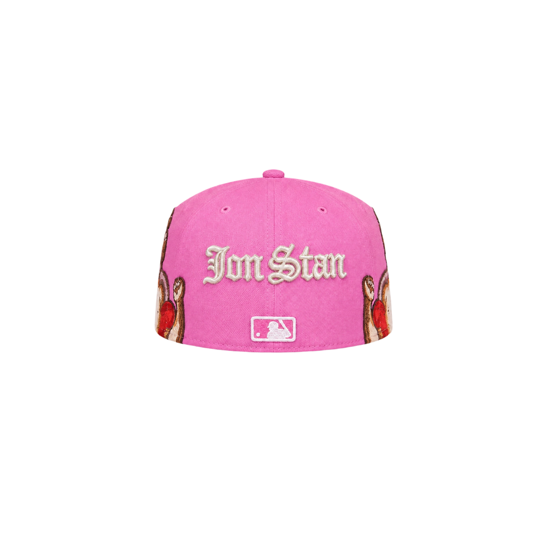 Arizona Diamondbacks pink cupid embroidery fitted hat