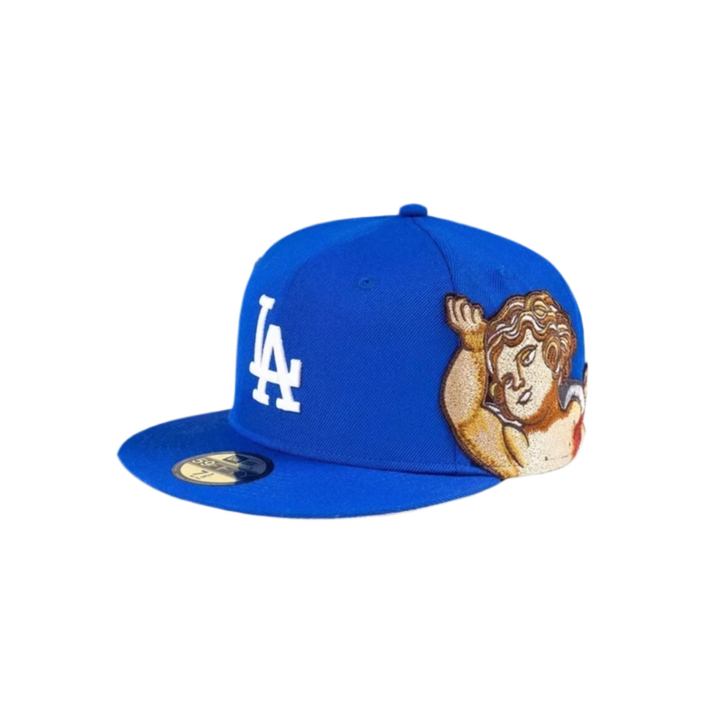 LA Dodgers Blue cupid embroidery fitted hat