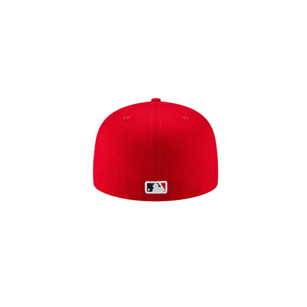 Los Angeles Angels red basic fitted hat