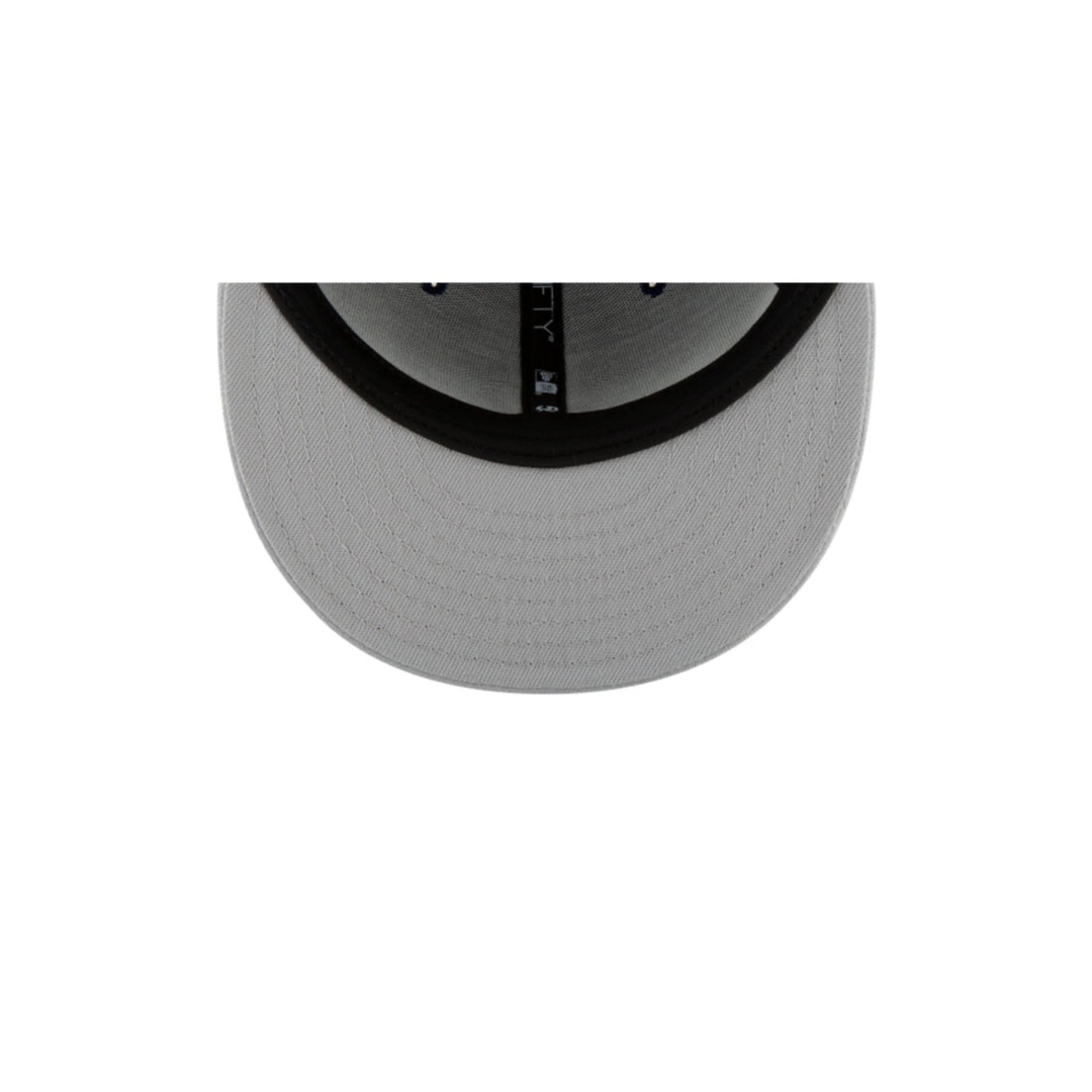 LA Dodgers grey basic fitted hat
