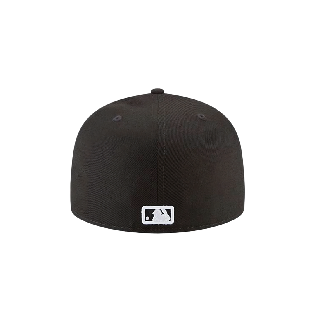 Atlanta Braves black basic fitted hat