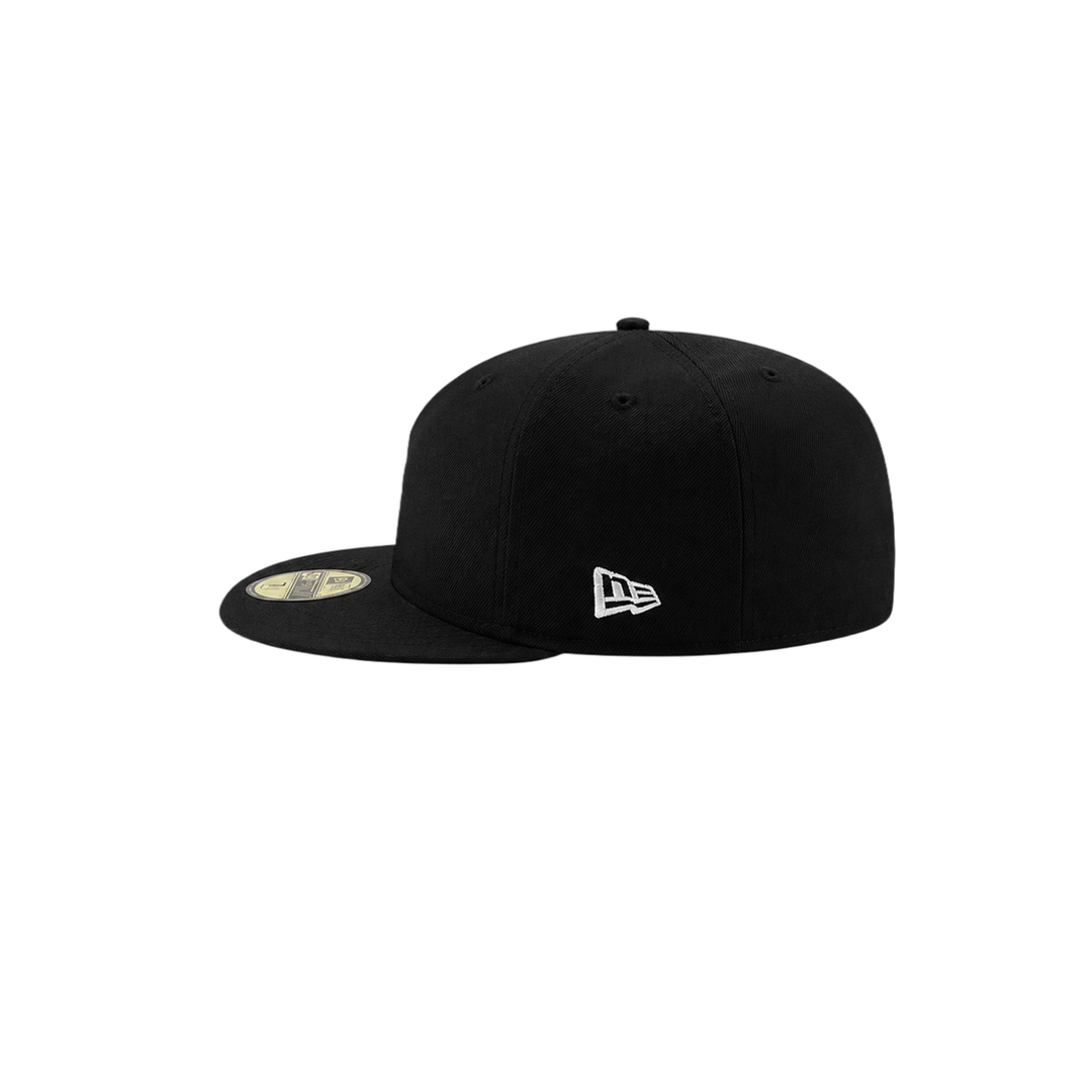 Detroit Tigers black basic fitted hat