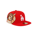 Los Angeles Dodgers Red Cupid Fitted Hat