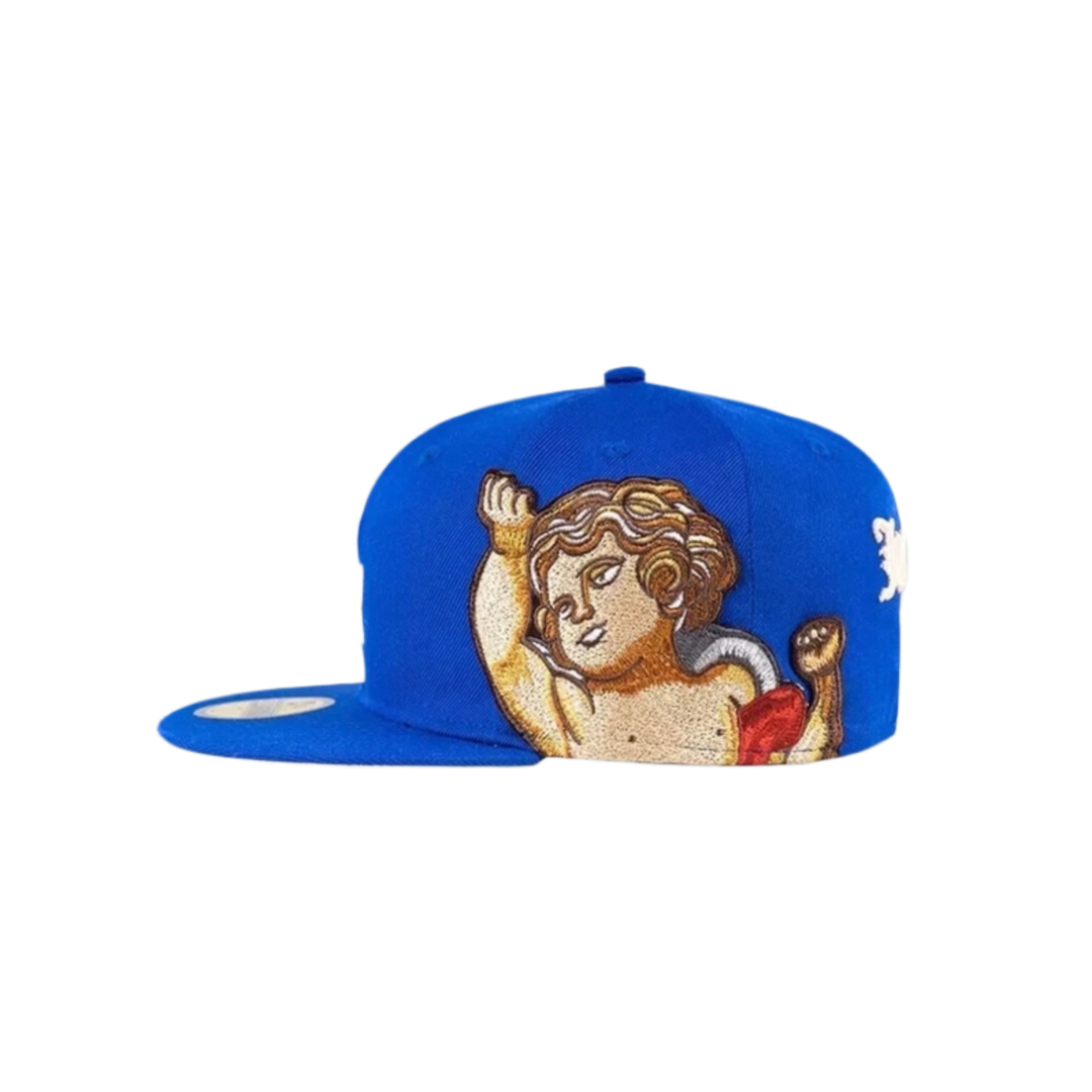 LA Dodgers Blue cupid embroidery fitted hat
