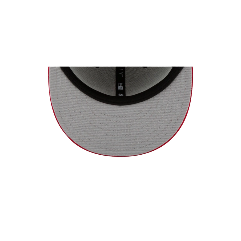 Los Angeles Angels red basic fitted hat