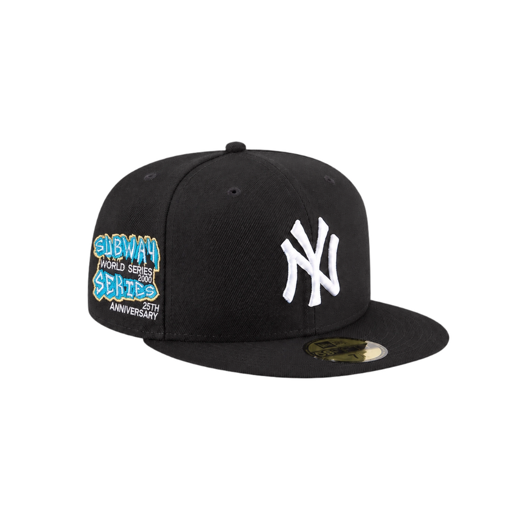 New York Yankees black Subway Series side patch fitted hat