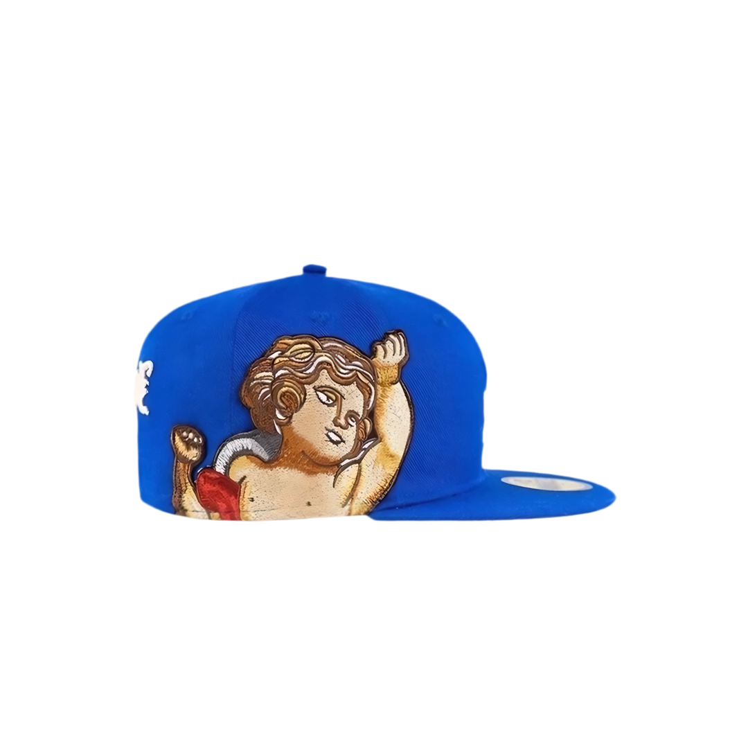 LA Dodgers Blue cupid embroidery fitted hat