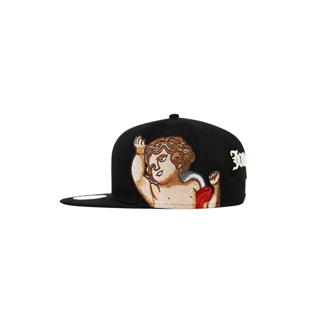 LA Dodgers Black cupid embroidery fitted hat