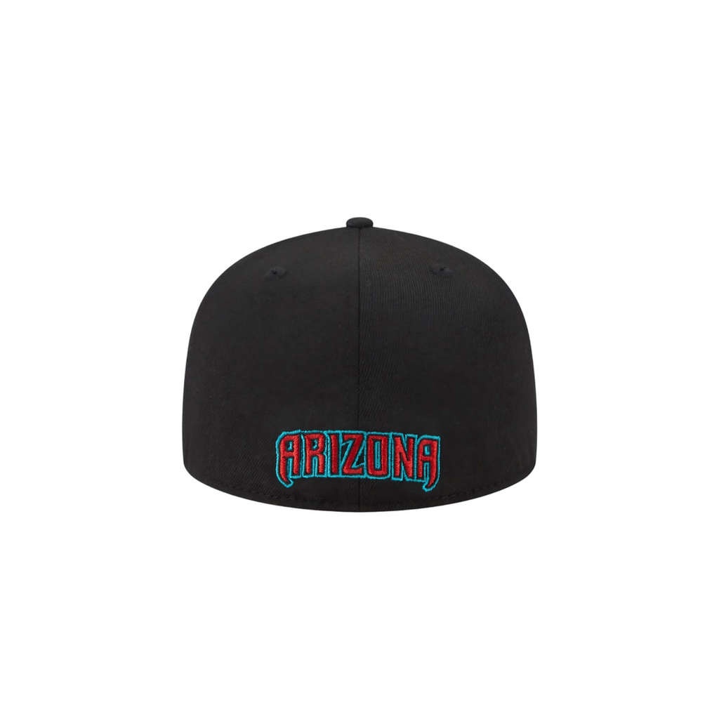 Arizona Diamondbacks black Arizona embroidery fitted hat