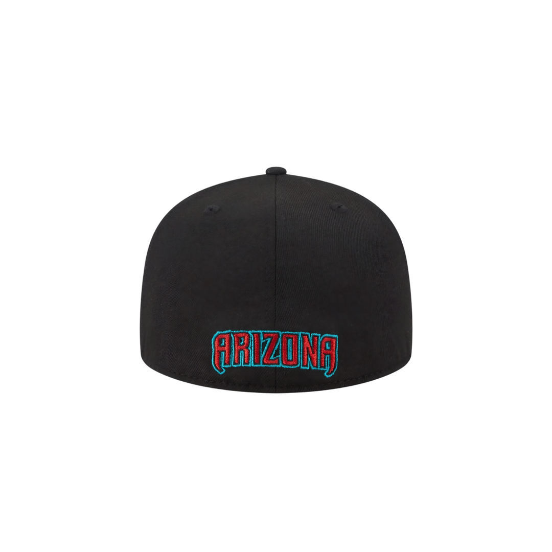 Arizona Diamondbacks black Arizona embroidery fitted hat