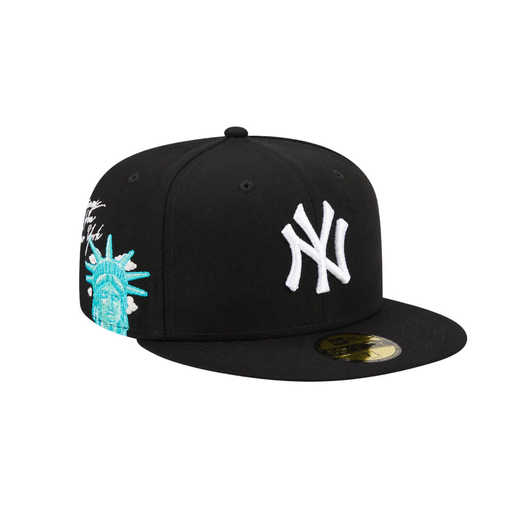New York Yankees black Statue of Liberty fitted hat