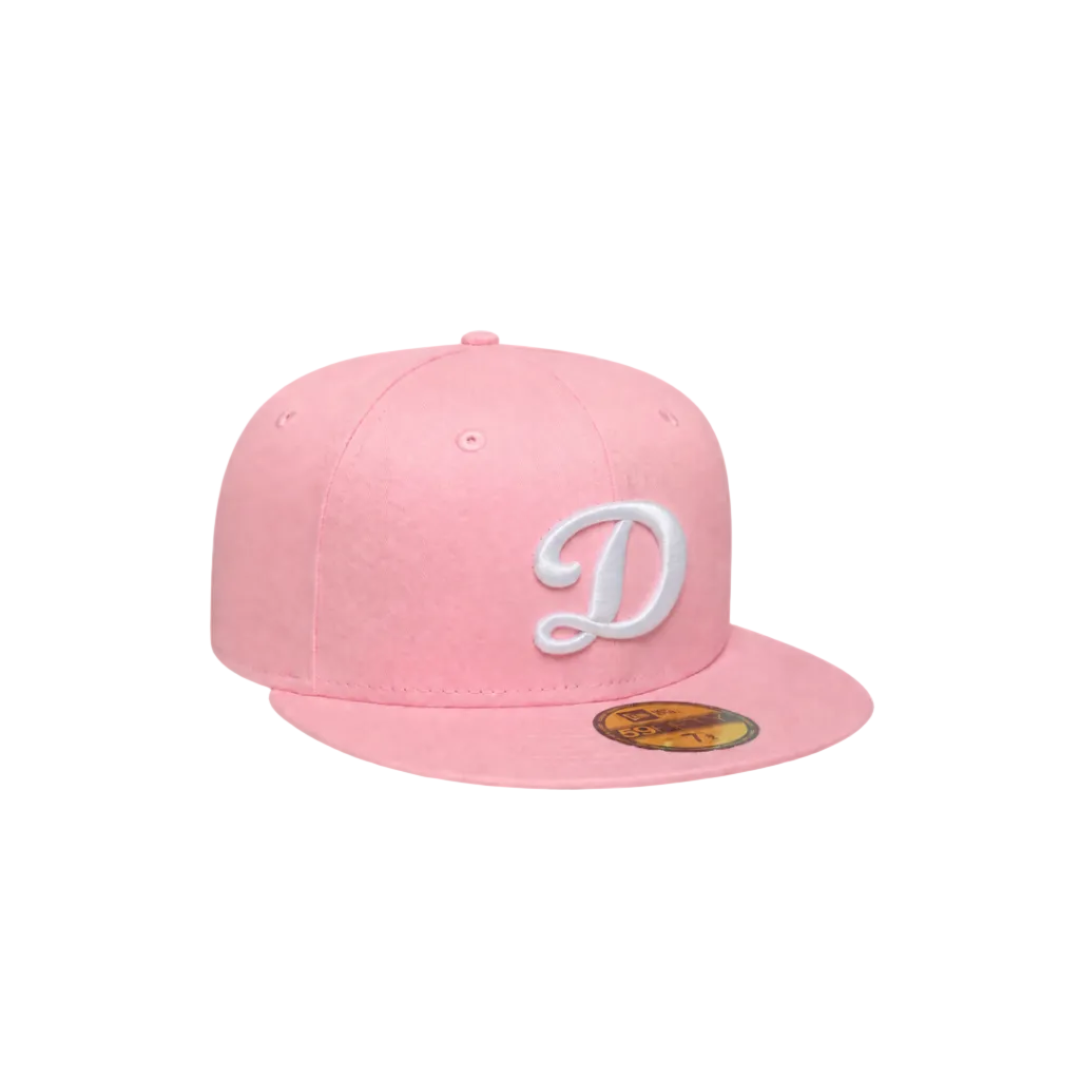 Detroit Tigers pink basic fitted hat