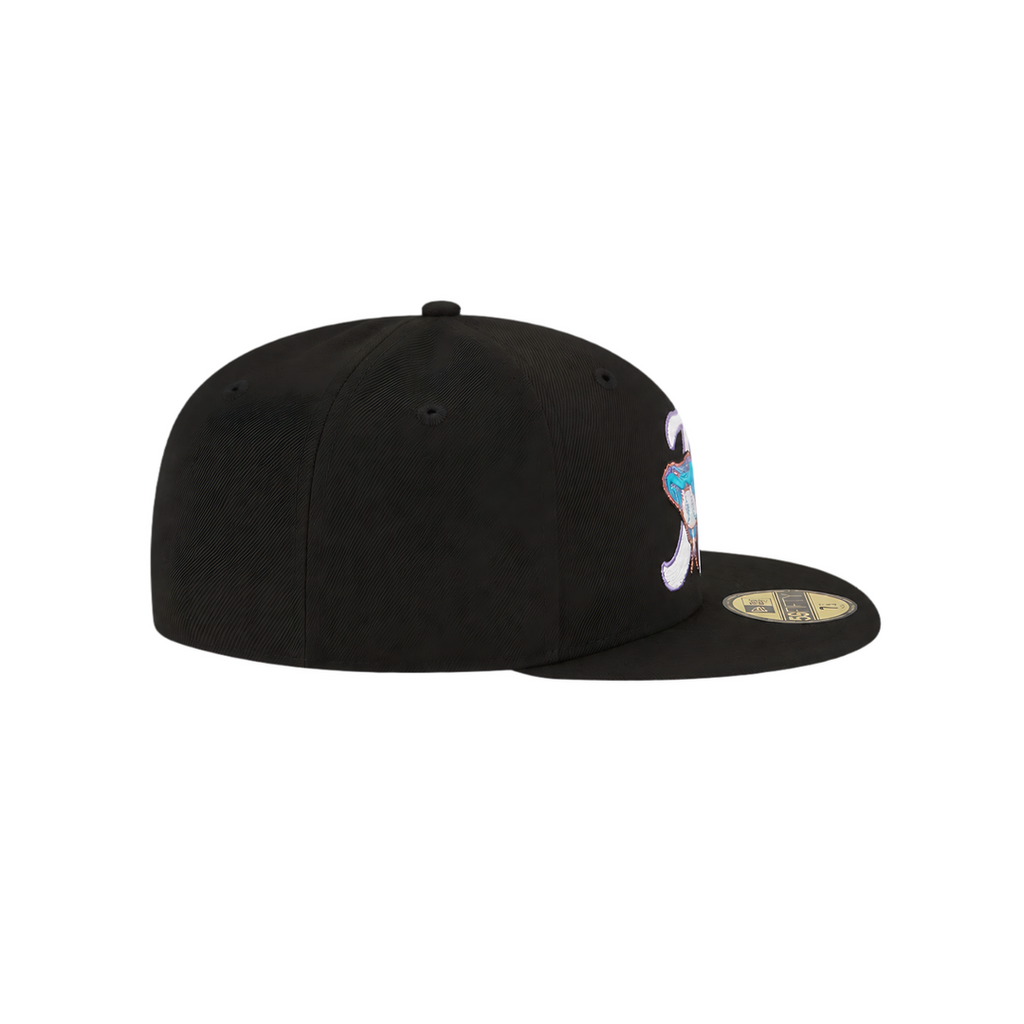 Arizona Diamondbacks Black Snake Fitted Hat