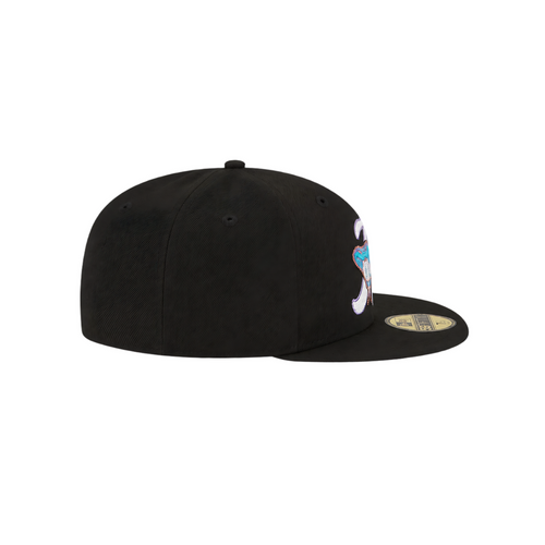 Arizona Diamondbacks Black Snake Fitted Hat