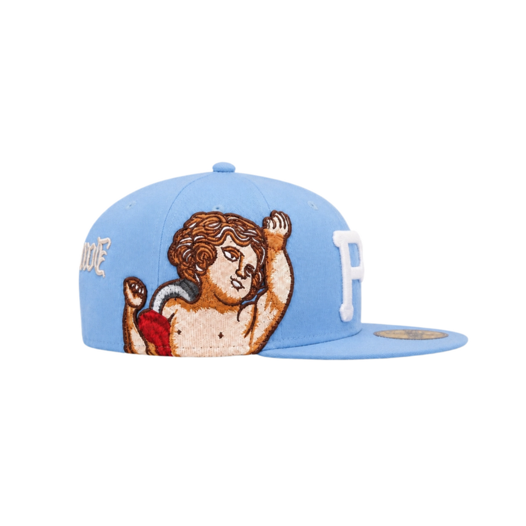 Pittsburgh Pirates baby blue cupid embroidery fitted hat