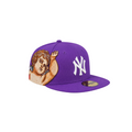 New York Yankees purple Cupid embroidery fitted hat