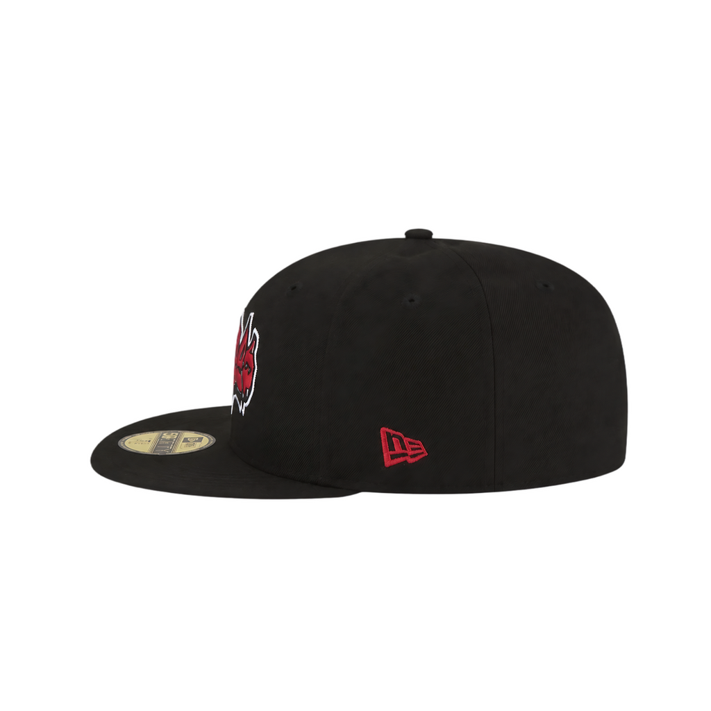 New York Yankees black graffiti style fitted hat