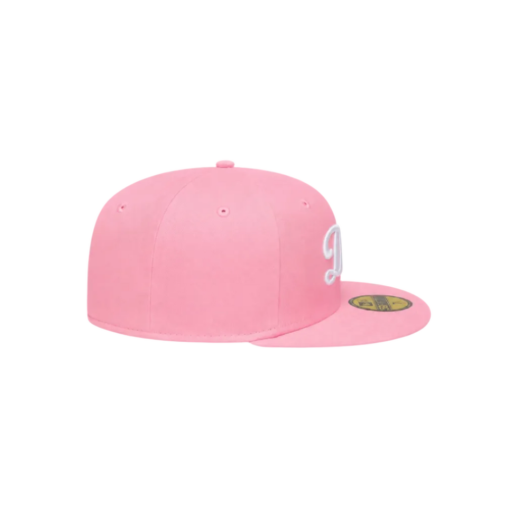 Detroit Tigers pink basic fitted hat