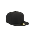 Chicago White Sox black oversized side logo fitted hat