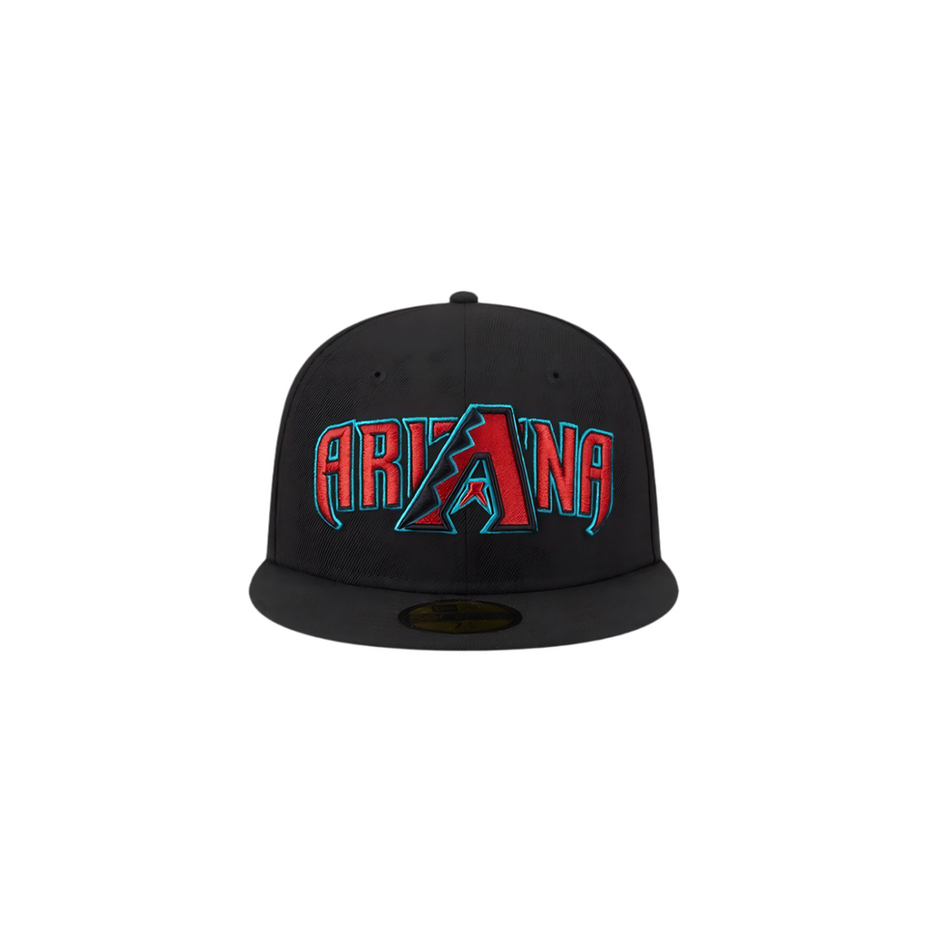 Arizona Diamondbacks black Arizona embroidery fitted hat