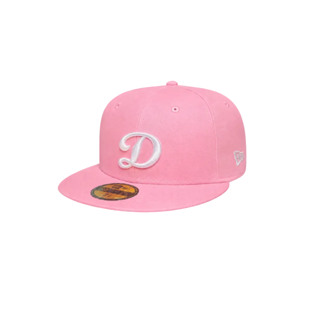 Detroit Tigers pink basic fitted hat