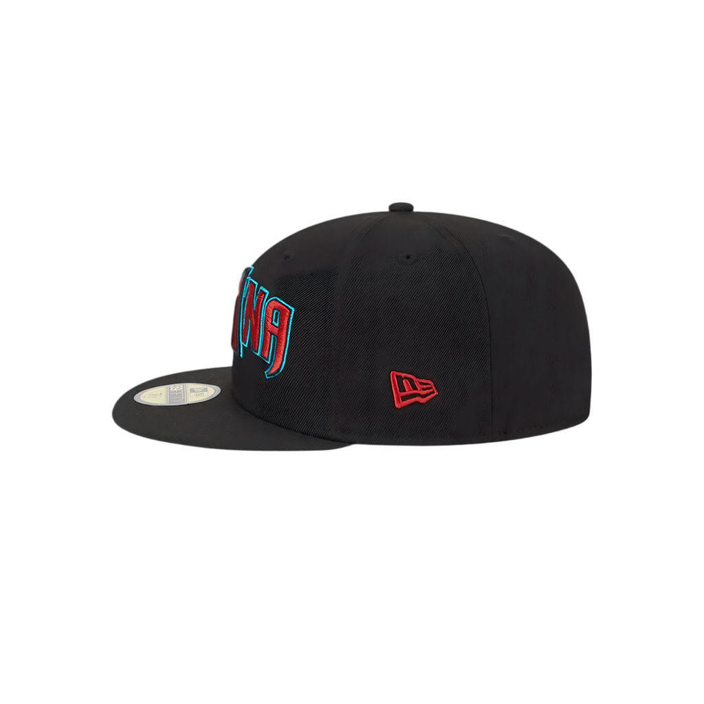 Arizona Diamondbacks black Arizona embroidery fitted hat