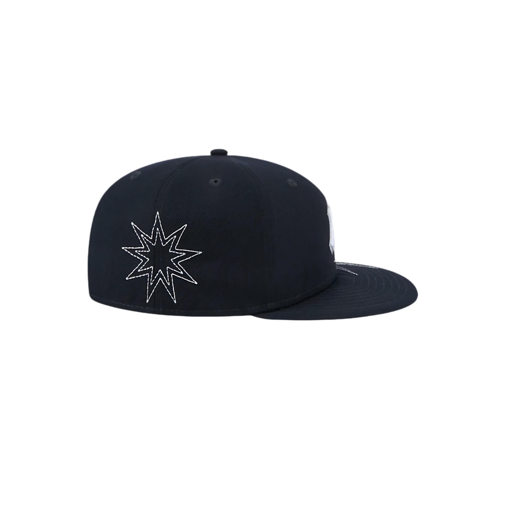 New York Yankees navy star embroidery fitted hat