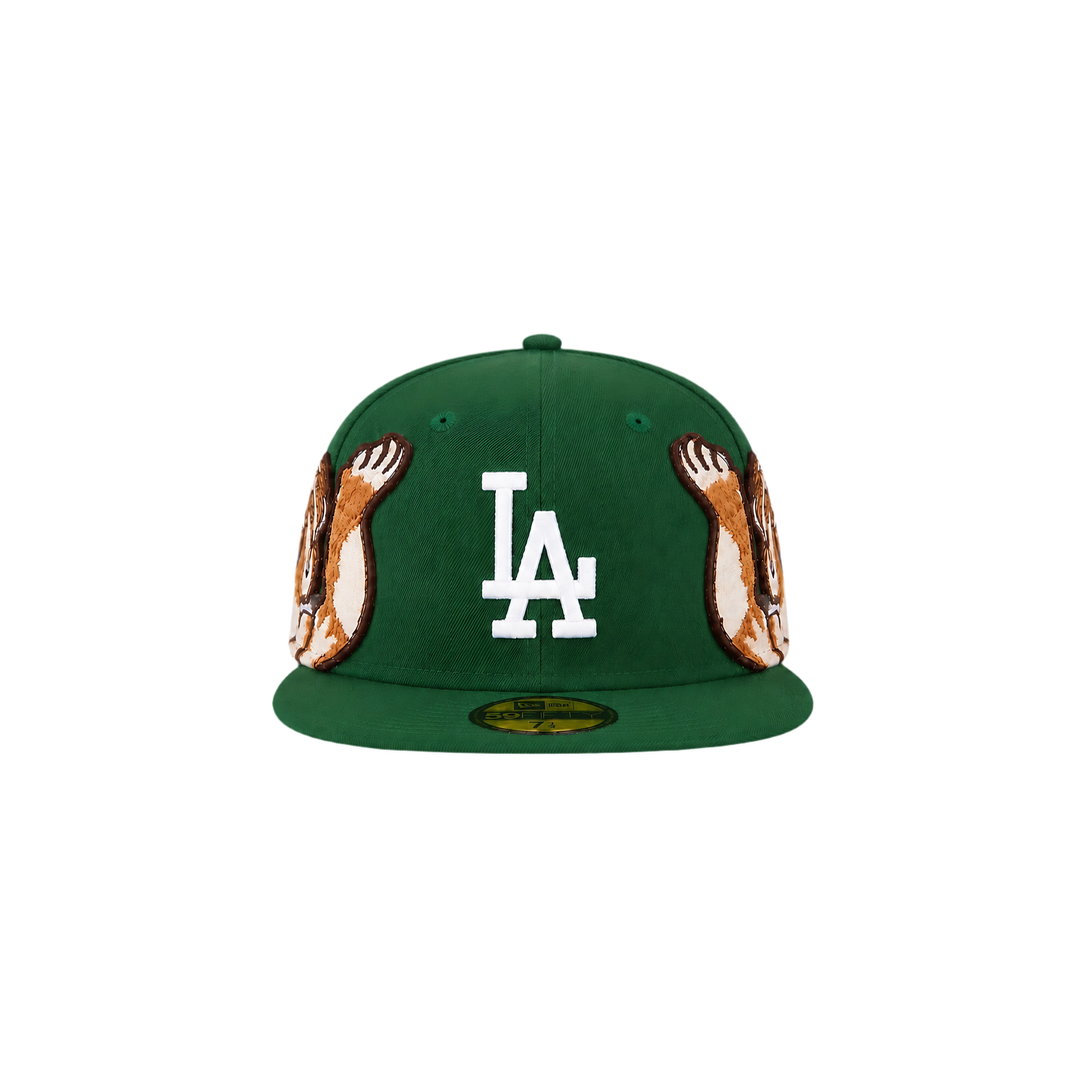 LA Dodgers green Cupid and Embroidery fitted hat