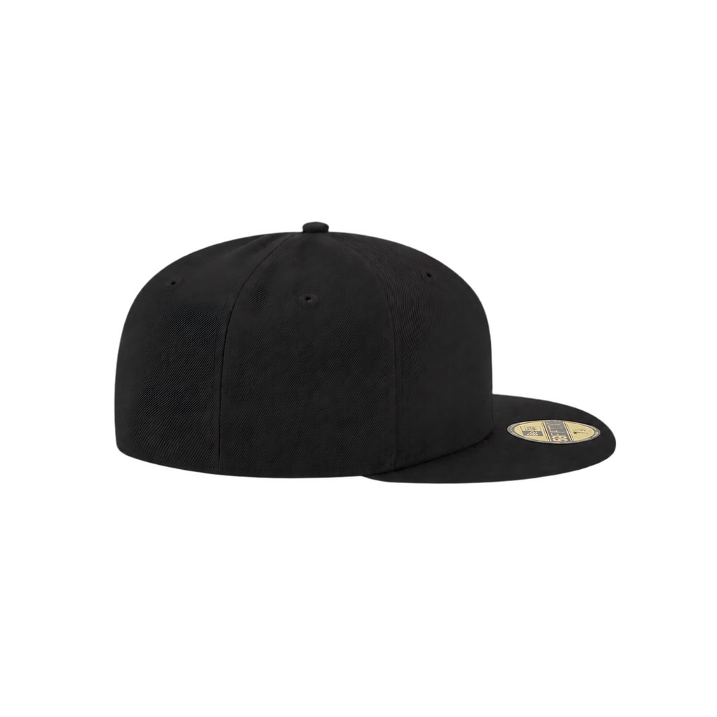 Chicago White Sox black oversized side logo fitted hat