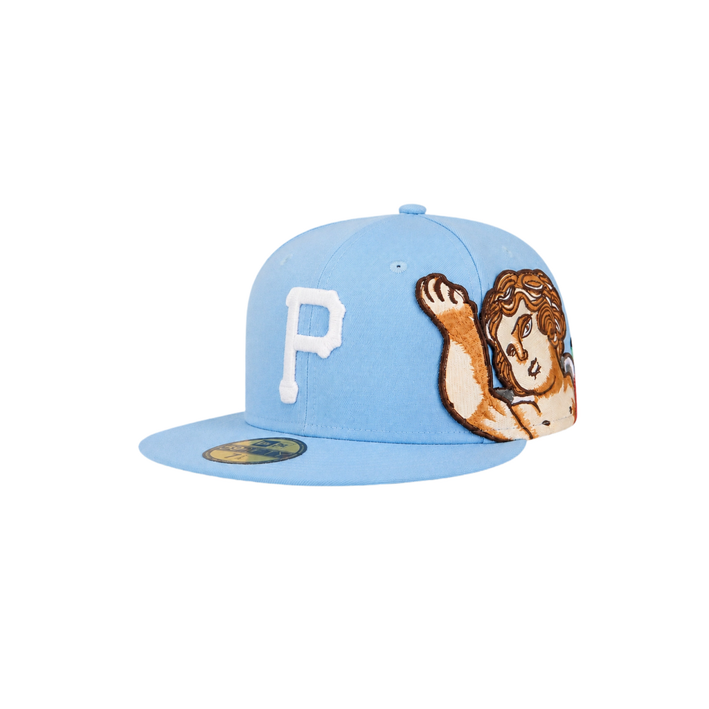 Pittsburgh Pirates baby blue cupid embroidery fitted hat
