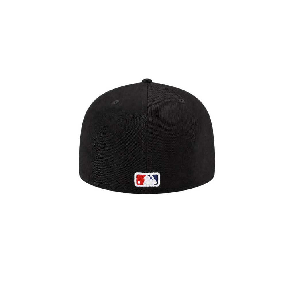 New York Yankees black graffiti style fitted hat