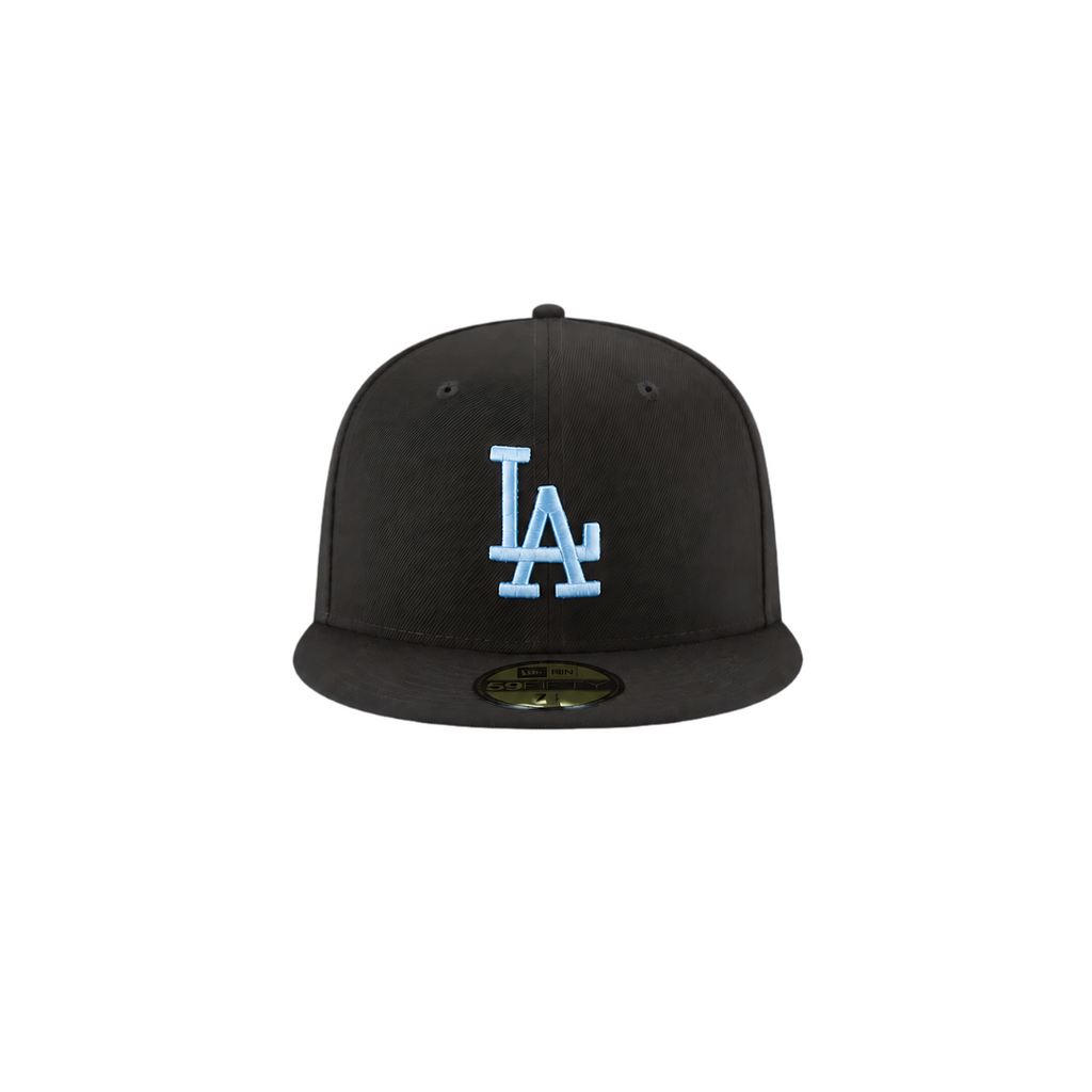 LA Dodgers Black & Ice Blue Fitted Hat