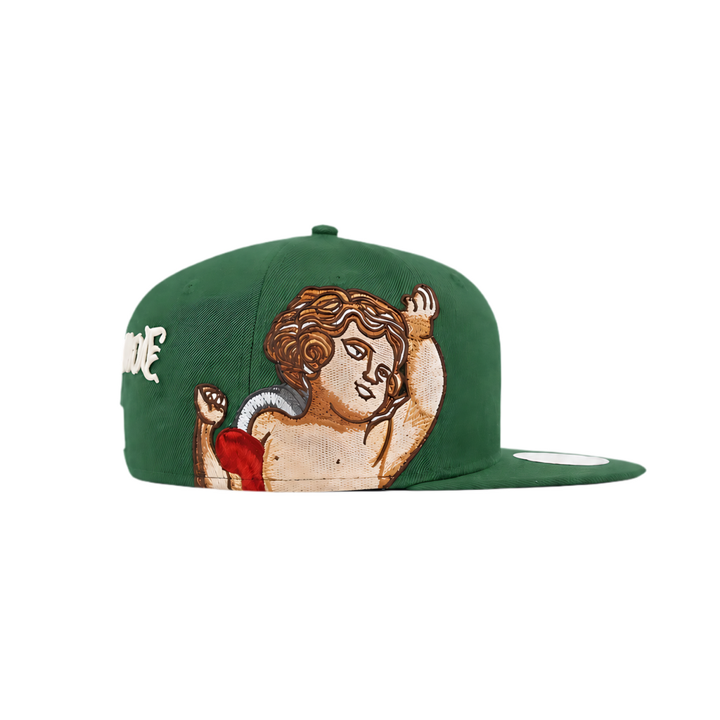 LA Dodgers green Cupid and Embroidery fitted hat