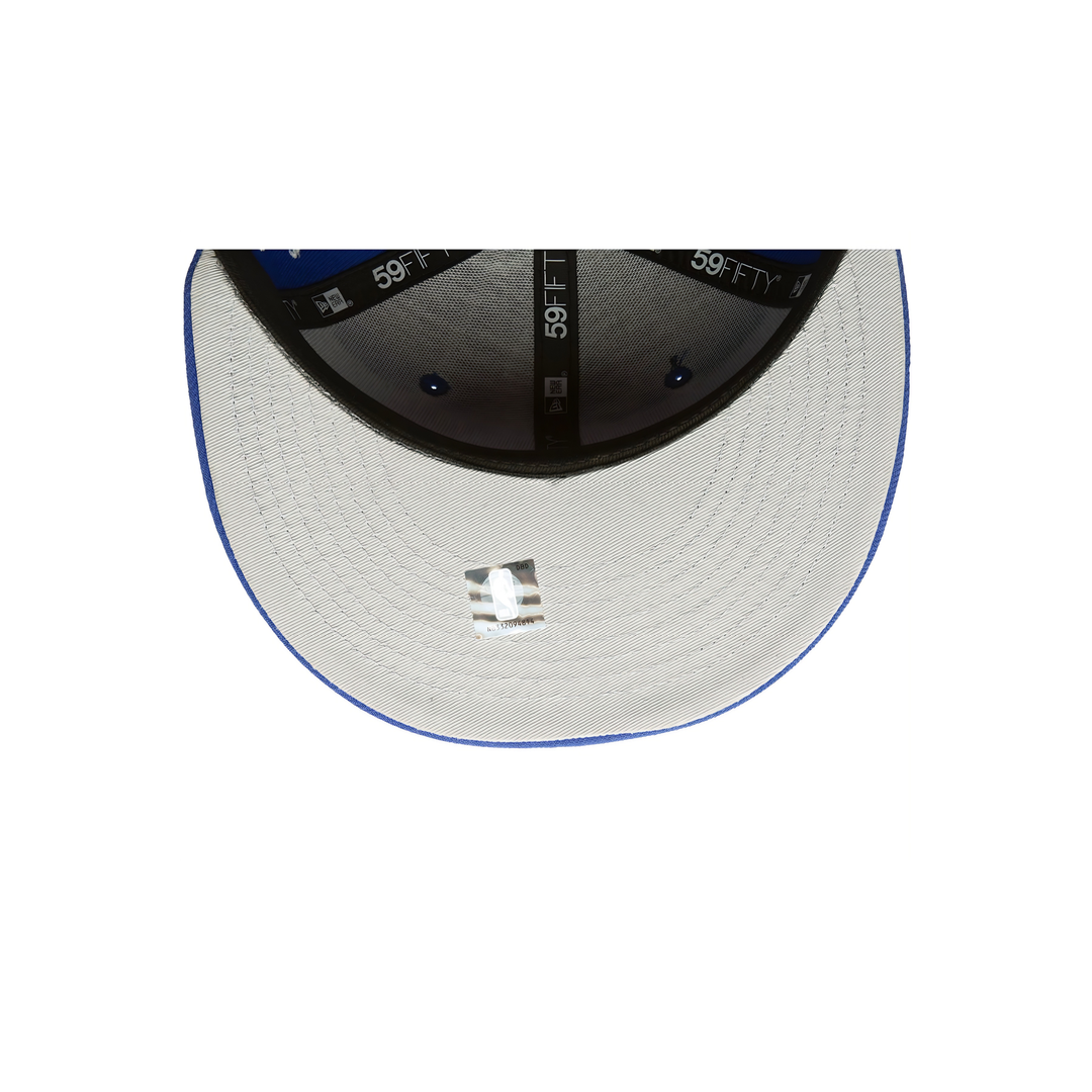 Golden State Warriors royal blue all-over embroidery fitted hat